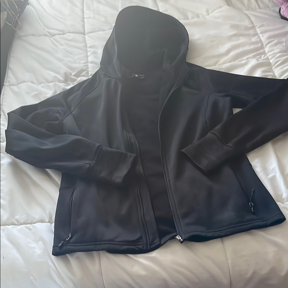 Women's Black Hooded Jacket